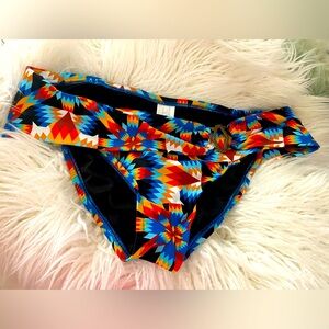 Bisou Bisou Multicolor Geometric Bikini